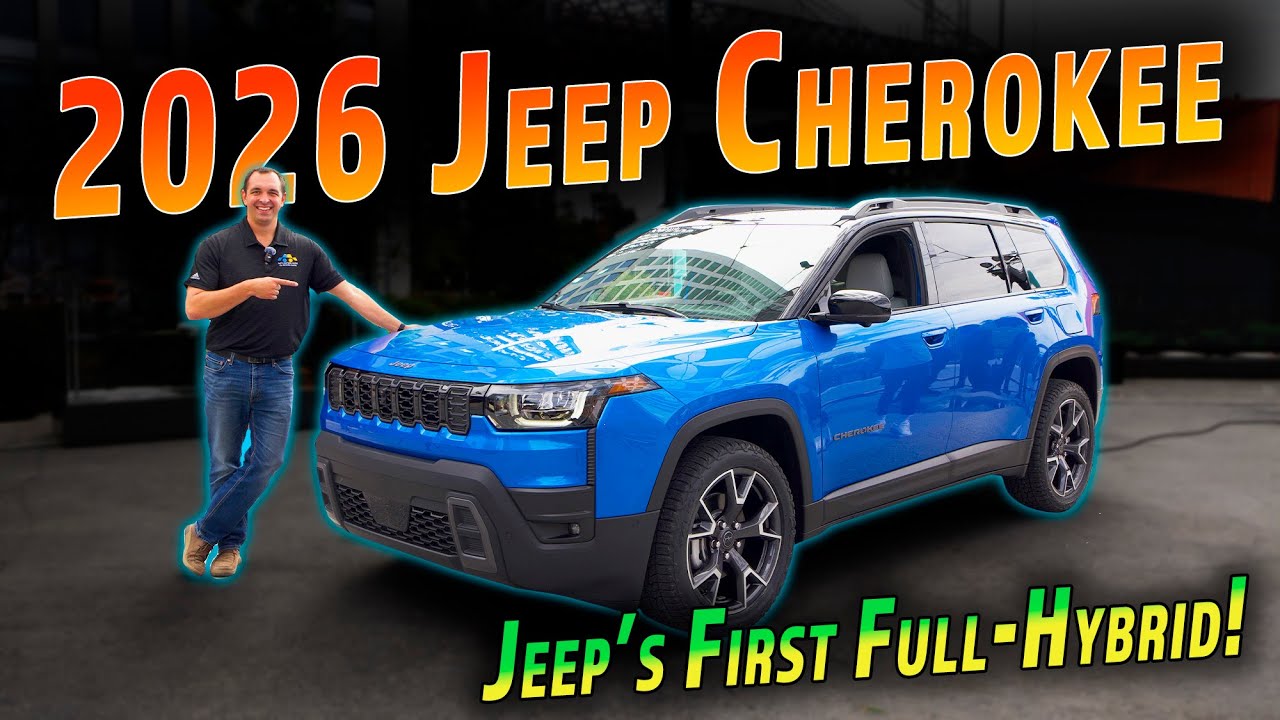 2026 Jeep Cherokee First Look | Jeep Goes Big On Hybrids