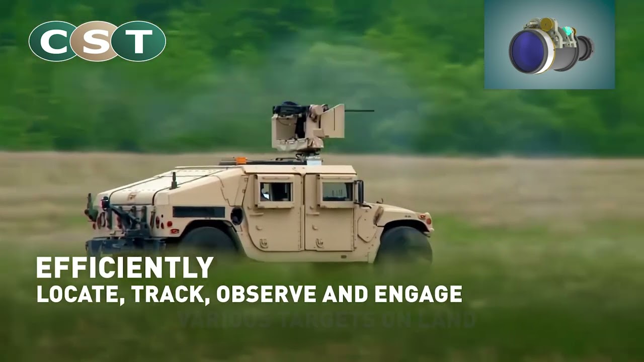 CST's remote weapon systems with improved detection range and image processing intelligence