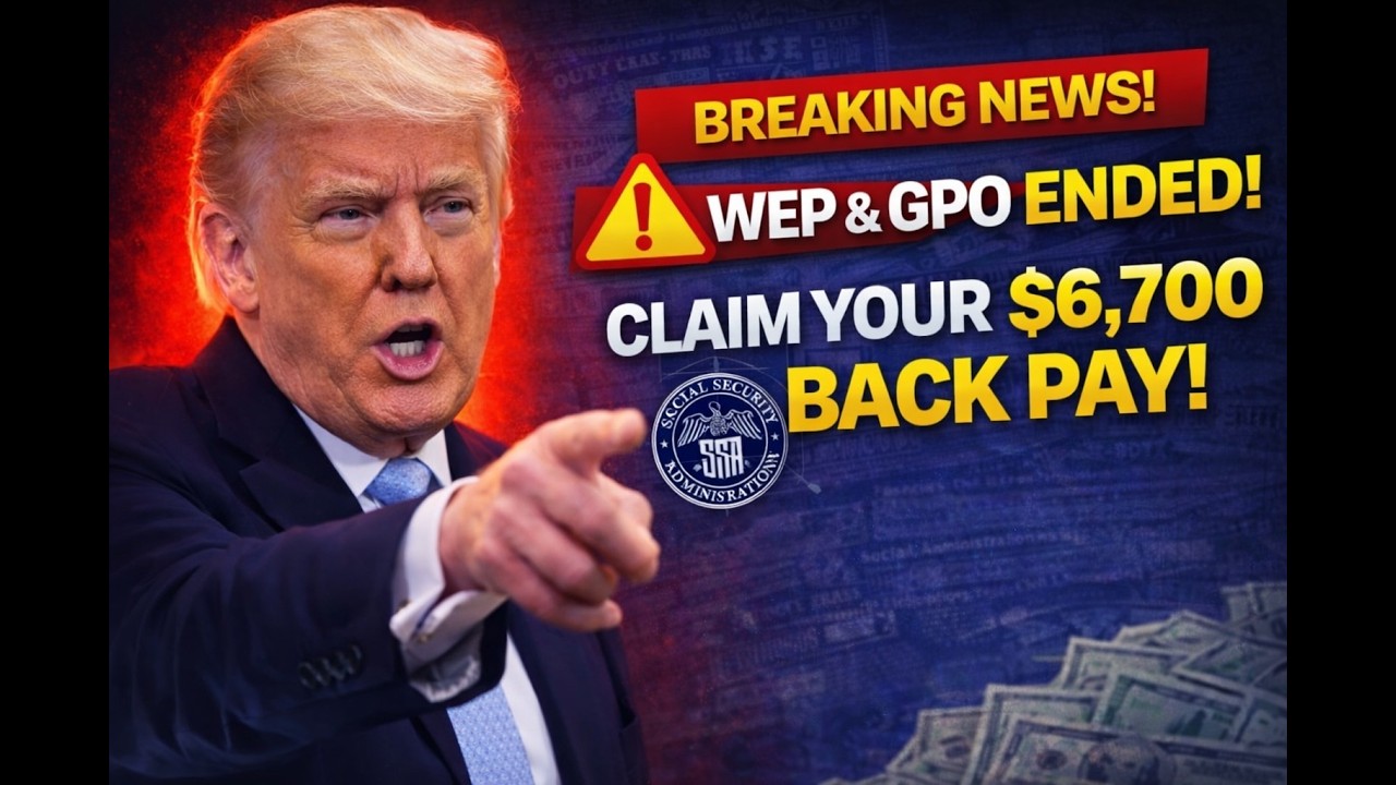 WEP & GPO Gone &mdash; Are You Owed $6,700 Back Pay? (2025 Social Security Update)