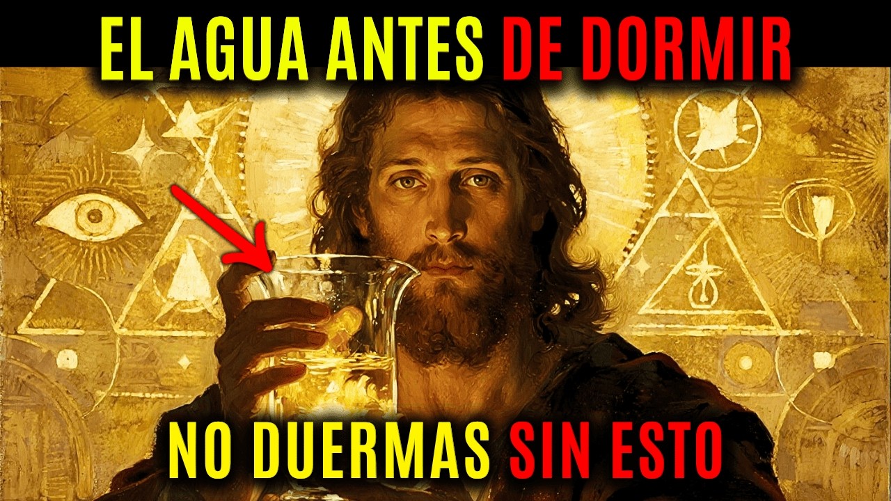 JESÚS REVELÓ QUÉ HACER CON EL AGUA ANTES DE DORMIR - LIMPIA ENERGÍAS NEGATIVAS AL INSTANTE