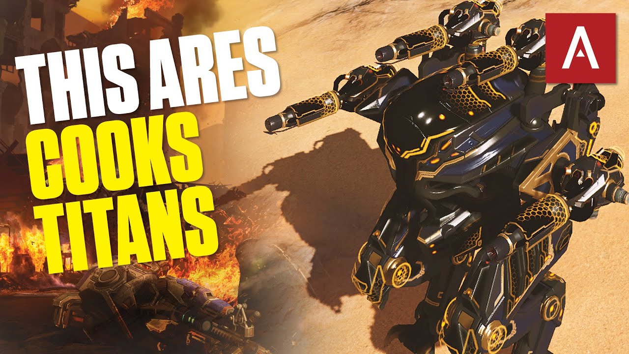 War Robots - Этот Арес ПЛАВИТ сквозь титанов!
