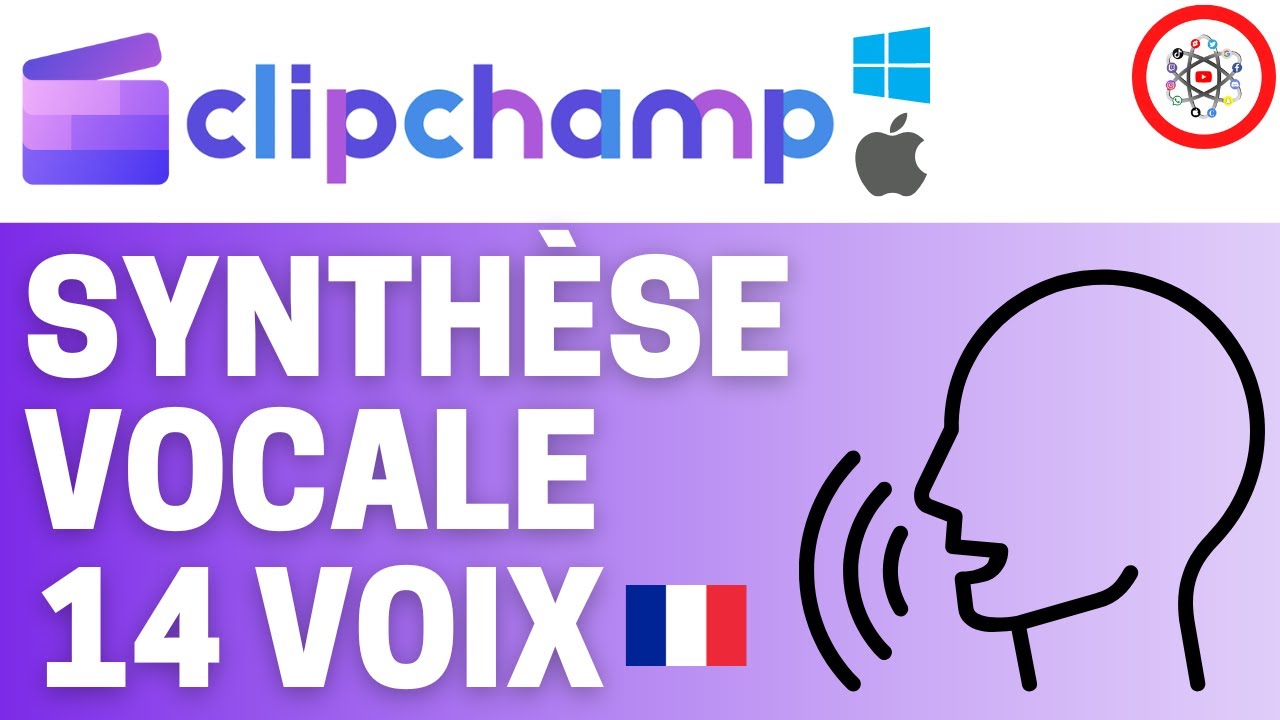 Synthèse Vocale 14 voix françaises disponibles sur ClipChamp