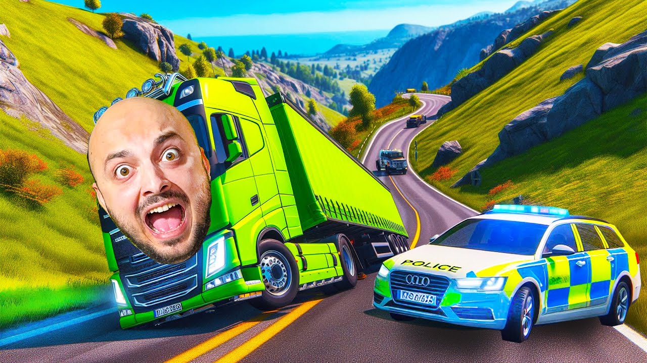 COSTIN s-a  RASTURNAT cu CAMIONUL pe MUNTE!
