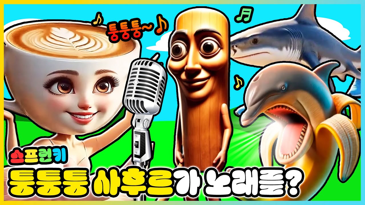 이탈리안 브레인롯 캐릭터들이 노래를 한다면!? 퉁퉁퉁 사후르가 된 스프런키!? [새상놀이터]