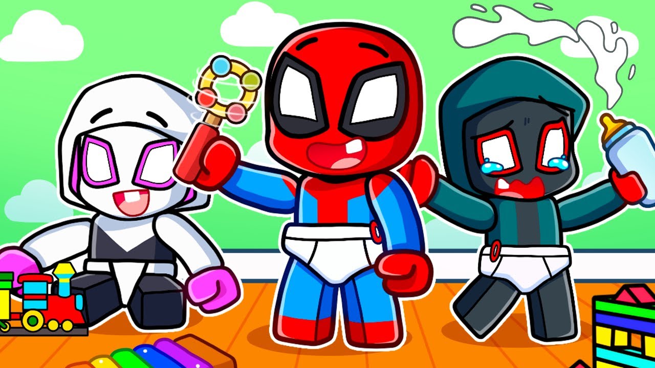 Spidey Friends Have A FAMILY In Roblox!