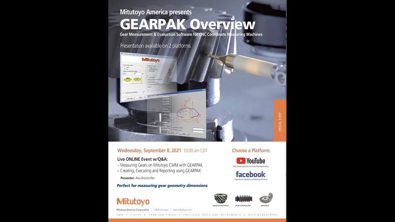 Mitutoyo GEARPAK Overview
