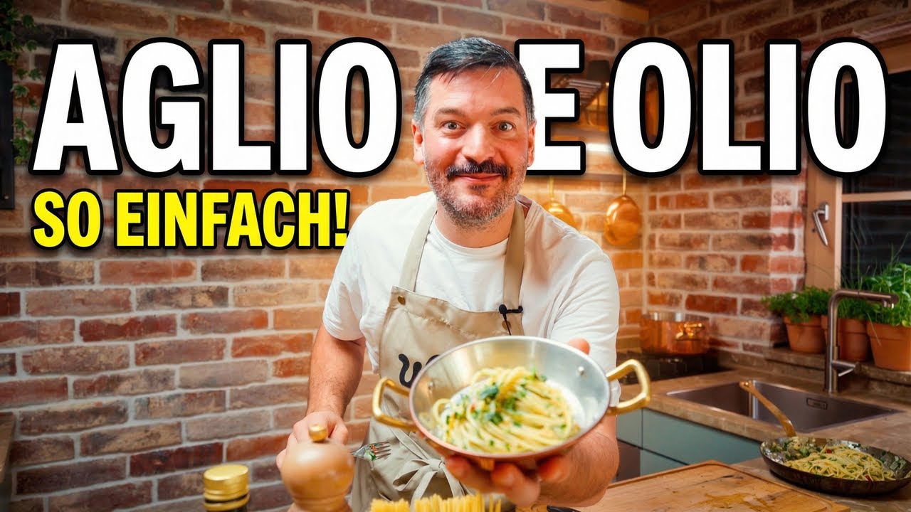 Aglio e Olio wie in Italien 🇮🇹 (mit Geheimtrick!)
