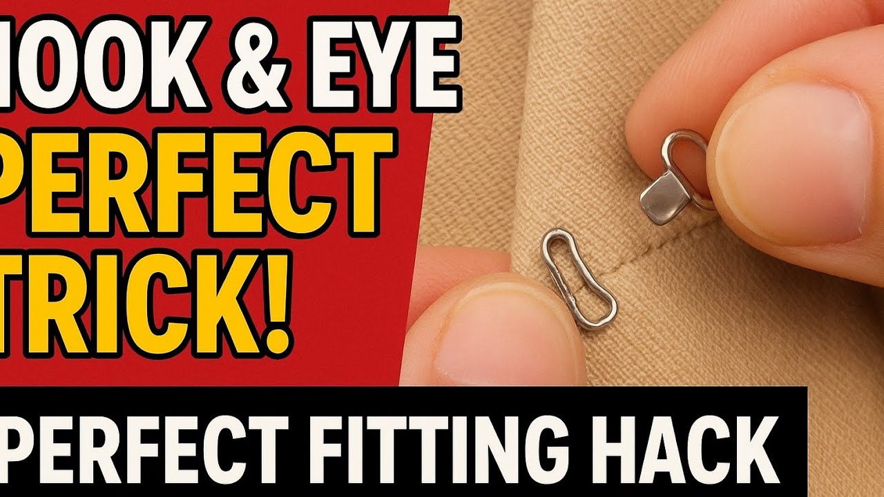 “Boutique Finish Tips 🔥” | “Hook & Eye Perfectly Kaise Lagaye 