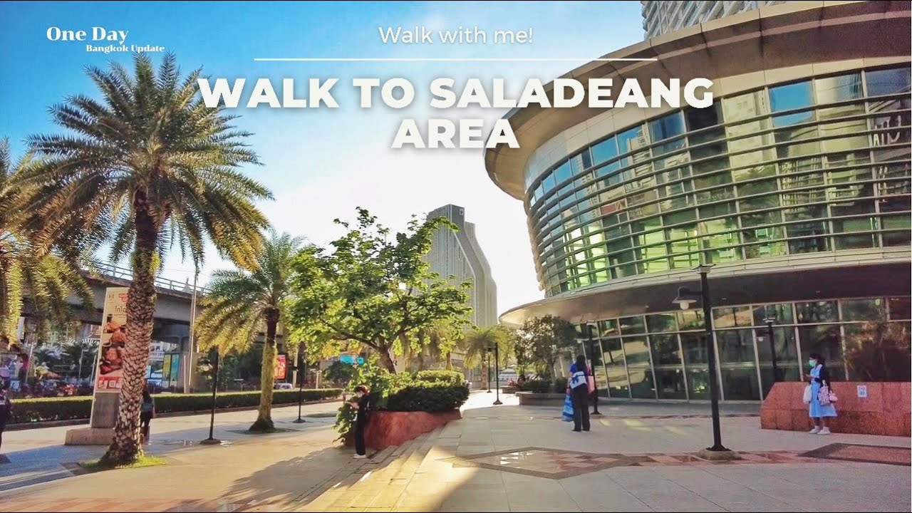 BANGKOK 4k Walk in Bangkok, Sam Yan to Silom during Covid 19