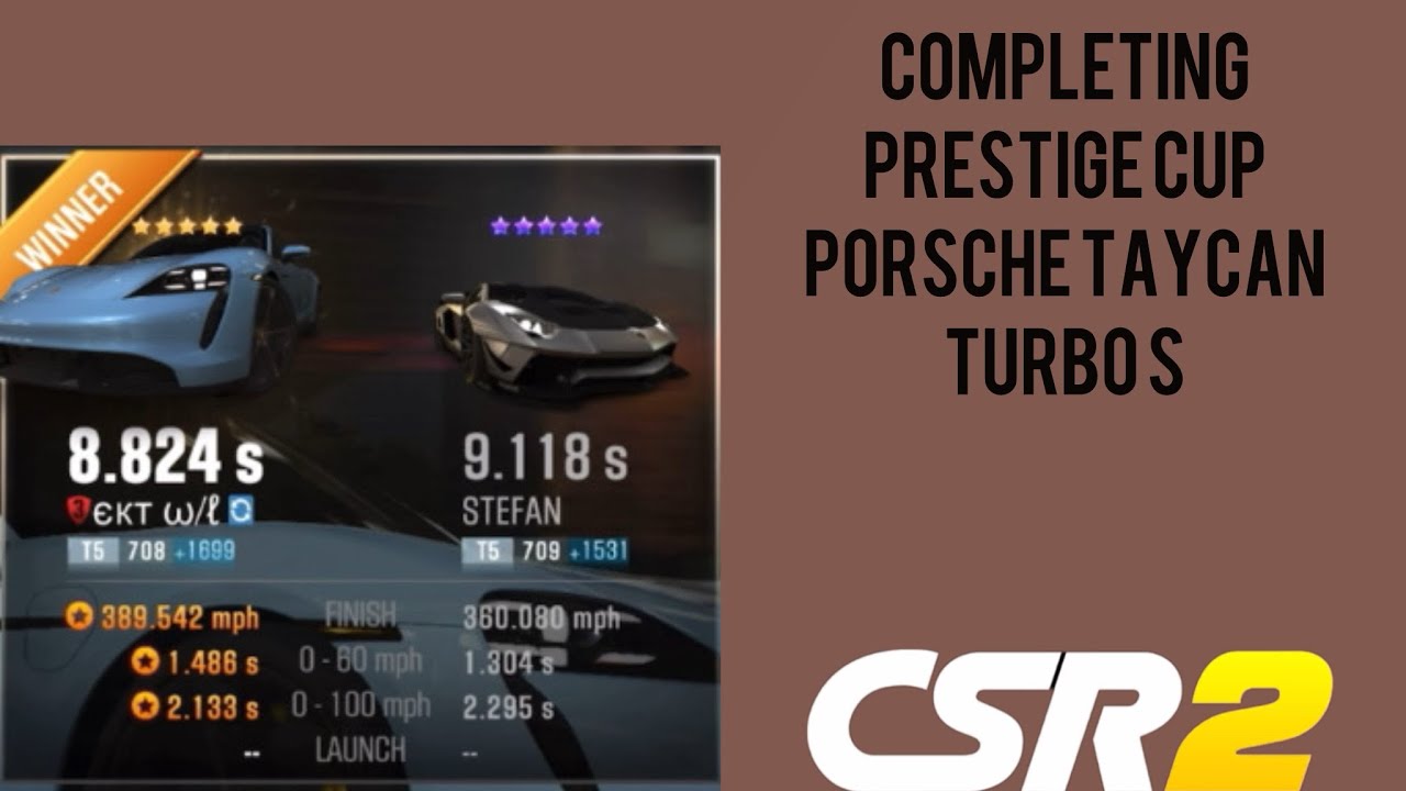 CSR2 | Completing Prestige Cup With Porsche Taycan Turbo S