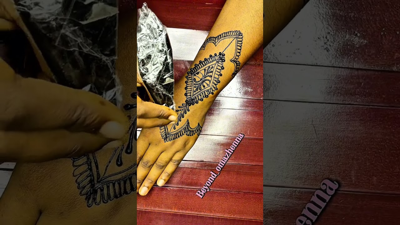 How to draw beautiful bridal henna designs