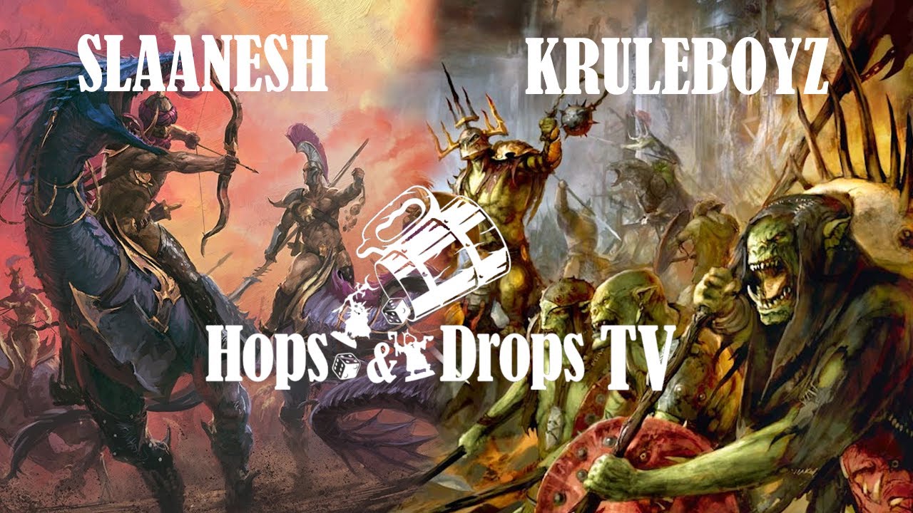 Slaanesh vs Kruleboyz - Age of Sigmar Battle Report