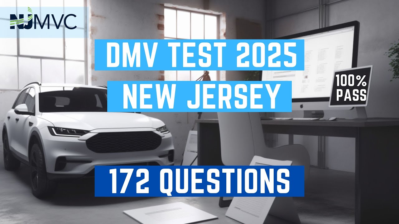 New Jersey DMV Written Test | Test Questions and Answer | NJ MVC Written Test 2025