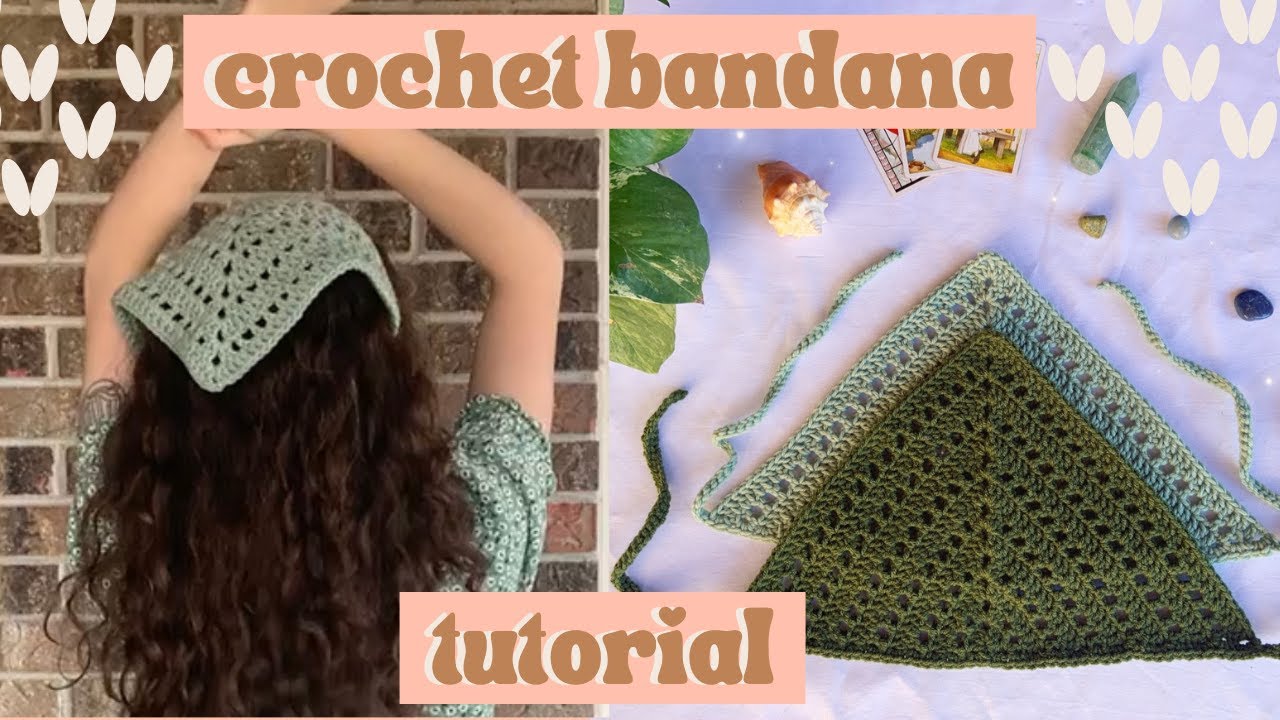 EASY Crochet Bandana Tutorial for Beginners (QUICK 1 Hour Project)