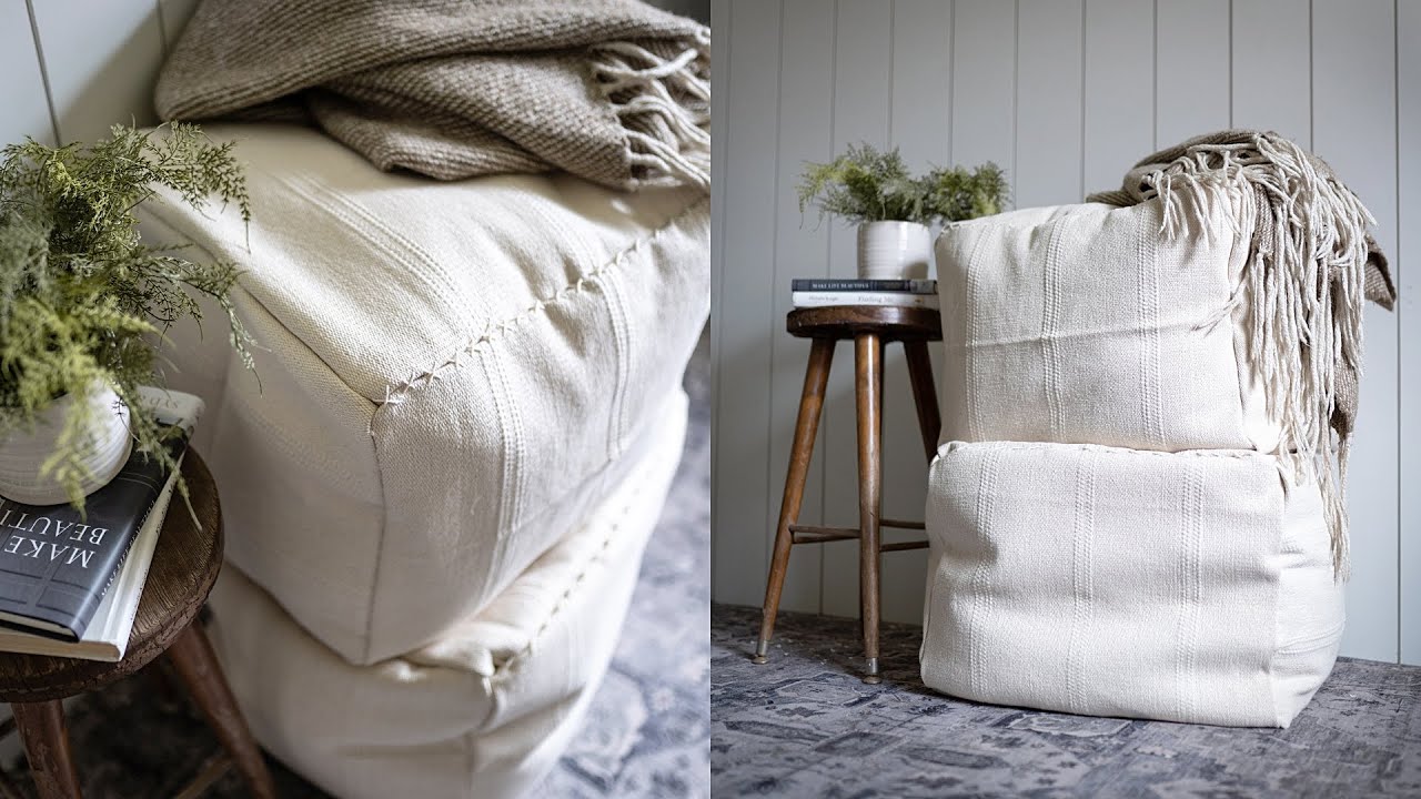 ПУФ-ПУФ своими руками для домашнего декора за 12 долларов // IKEA Sortso Rug Hack
