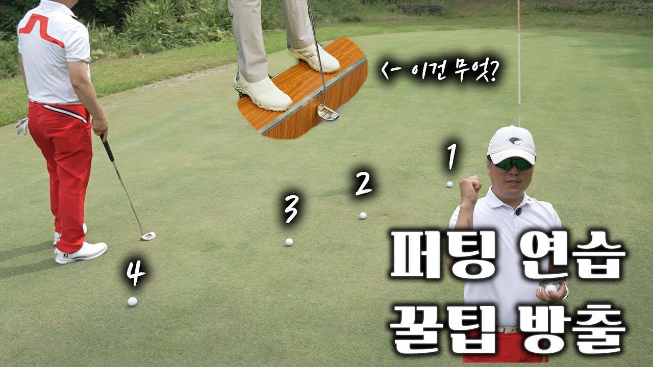 퍼팅 연습 어떻게? 스크린과 필드에서 연습하는 방법!
