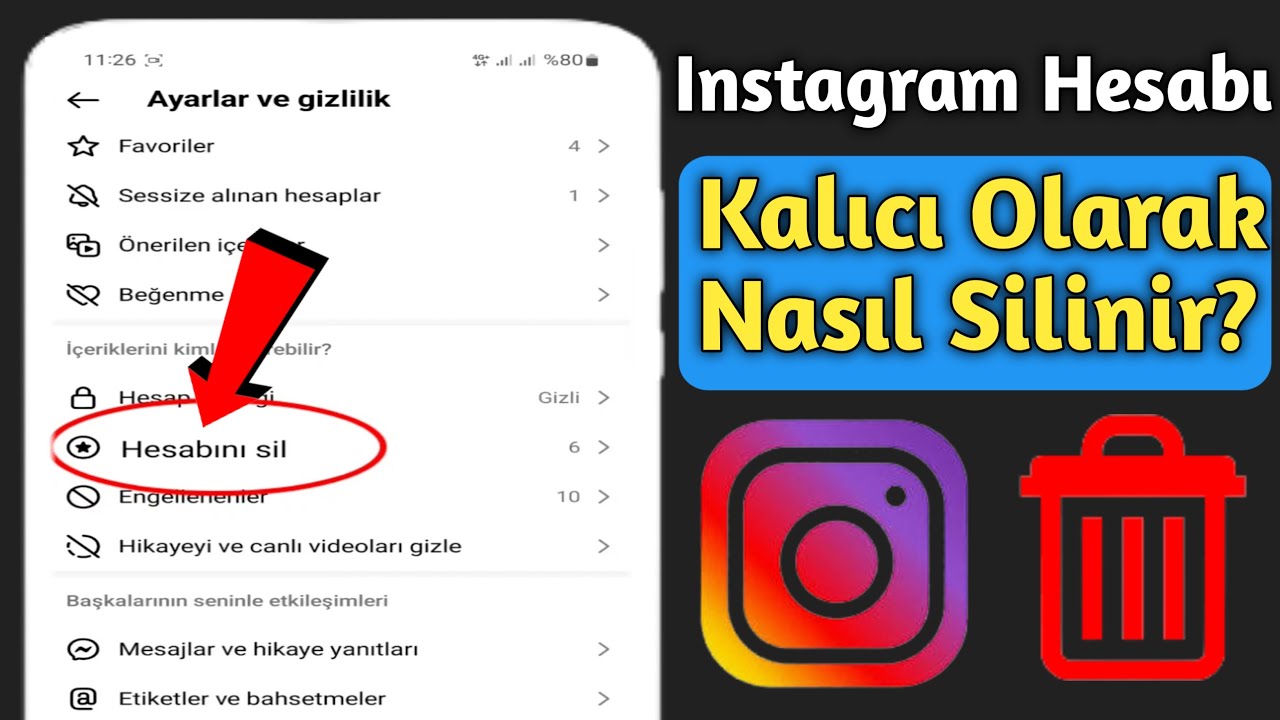 Instagram Hesabı Kalıcı Olarak Nasıl Silinir (2024) | Instagram Hesap Silme