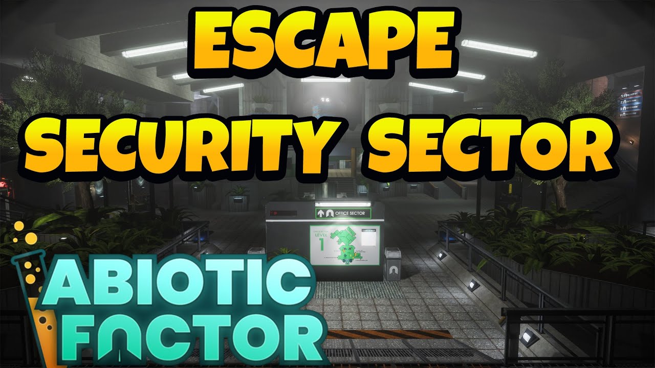 Побег из сектора безопасности в игре Abiotic Factor