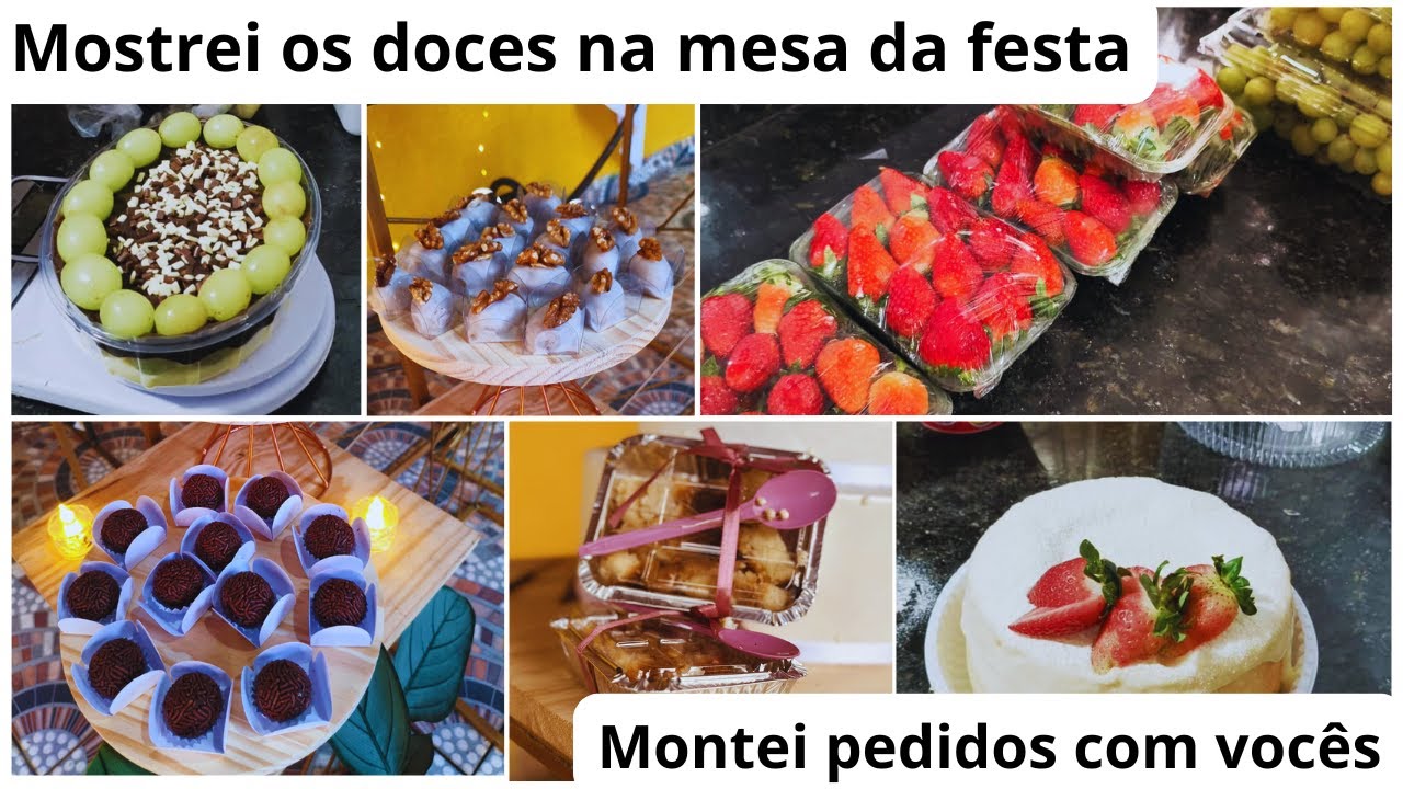 Mudanças no canal + pedidos + mesa do casamento #confeitaria #bolo #deliveryemcasa 