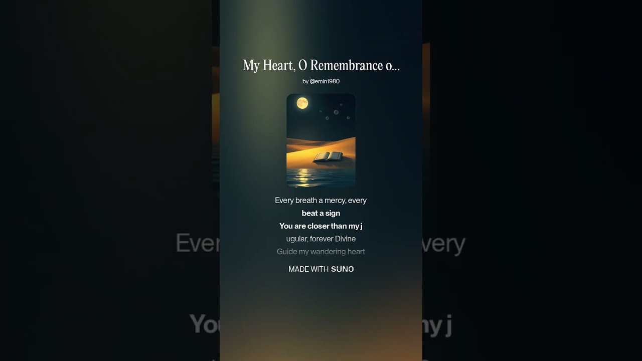 My Heart, O Remembrance of Allah #nasheed #zikir #ilahi 
