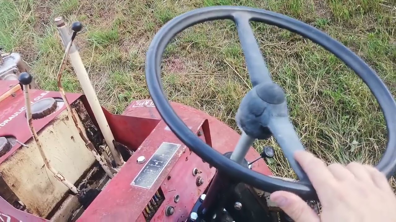 Malotraktor TZ 4K-14K Výměna řízení za hydraulické 3/3