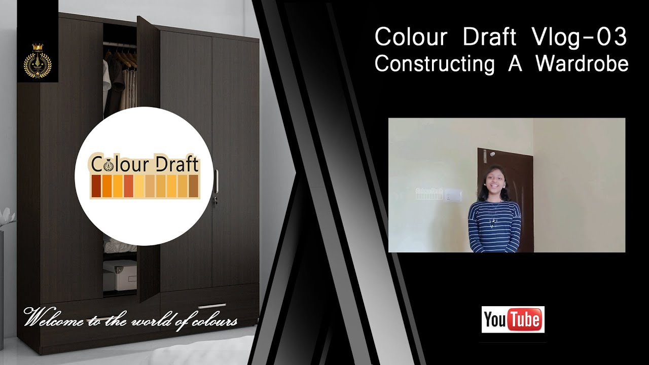 Amazon Brand Solimo Medusa Engineered Wood 4 Door Wardrobe Wenge Finish_Colour Draft Vlog 03