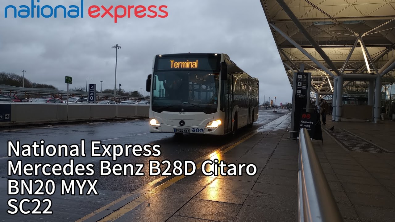 National Express | Mercedes Benz B28D Citaro | BN20 MYX SC22 | Mid-Stay Car Park Shuttles