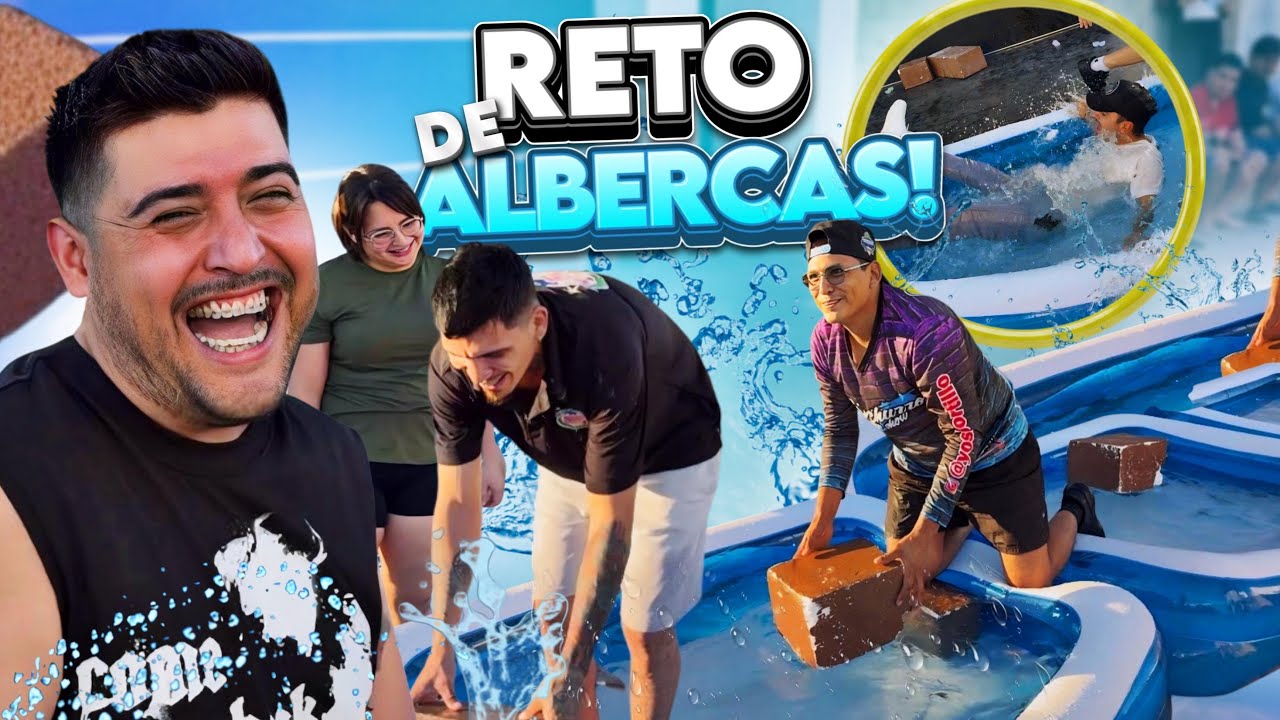 Les ofrecí $5,000 si cruzaban 10 albercas sin mojarse 😱 