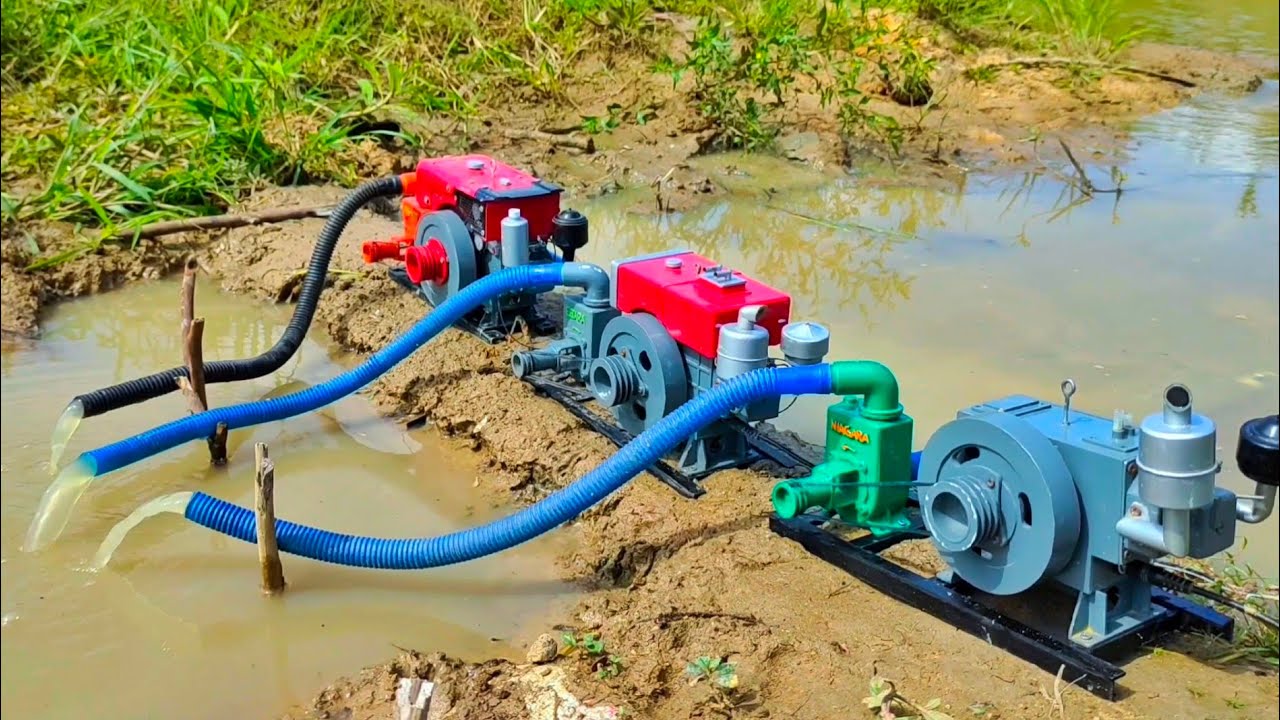 DIY mini diesel pompa air, traktor sawah, diesel penggilingan padi, chutter chaff, generator listrik