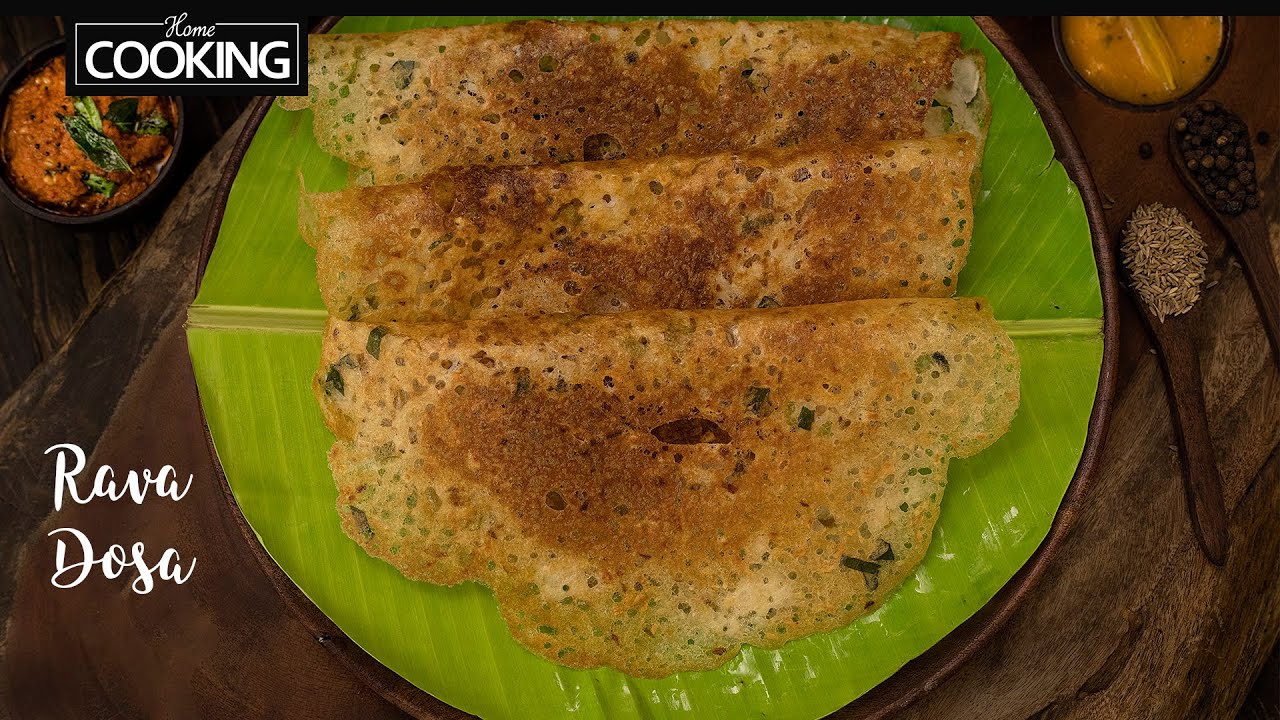 How to Make a Restaurant-Style Crispy Rava Dosa at Home! - The Perfect Instant Breakfast