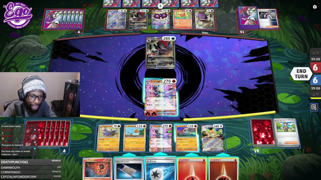 First Game on Ceruledge EX, Pokemon TCG