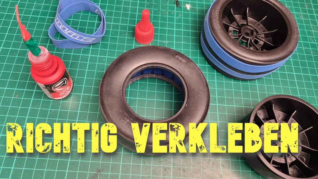 RC - Reifen richtig verkleben - Quick Guide