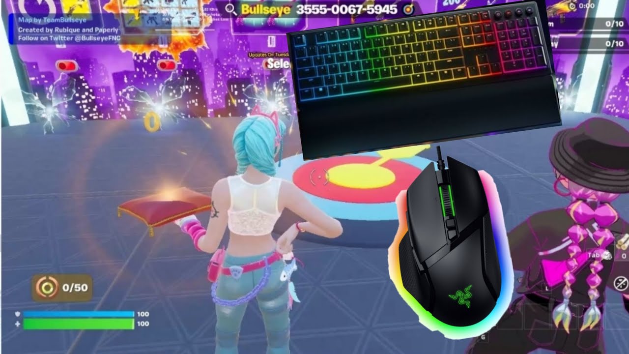 Apex Pro Tkl &144 кадра в секунду 🤩Наклонные зональные войны 🏆Игровой процесс Fortnite на клавиатуре