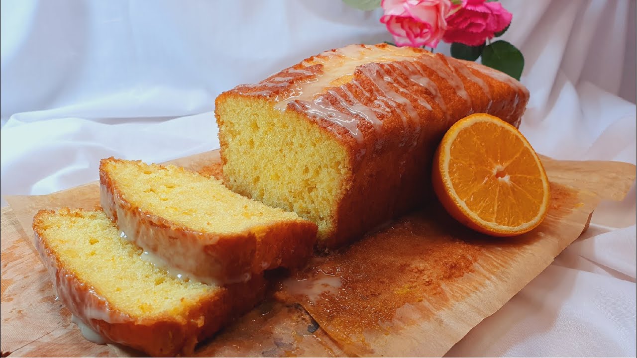 Cake à l'orange super moelleux |4K| كيكة البرتقال #cake #orange #recette #orange_cake