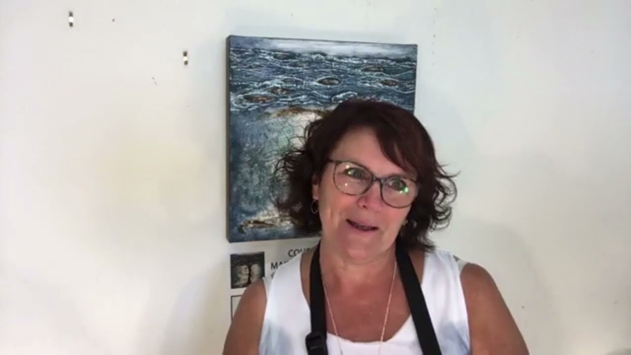 Projet Mystère: Pâte à craqueler Powertex par Carole Majeau