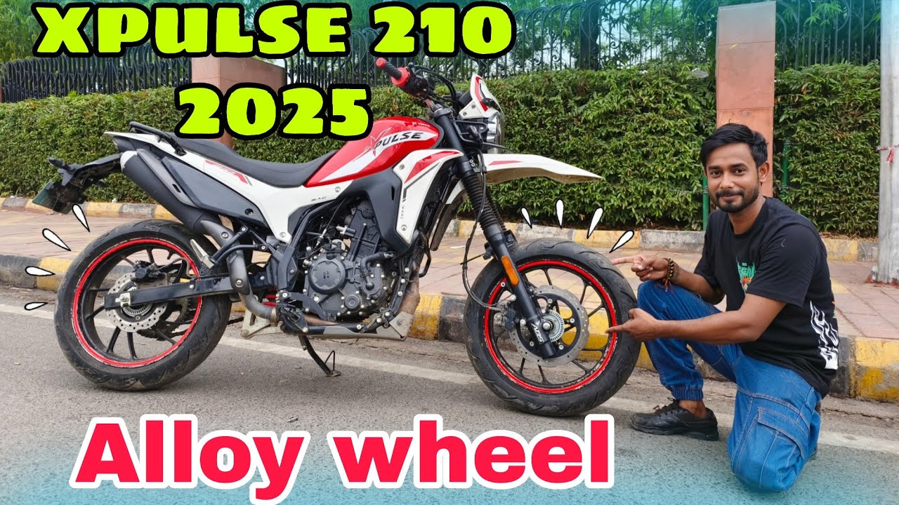 Hero Xpulse 210 Converted To Supermoto || whith 150 section Front Tyare 😱