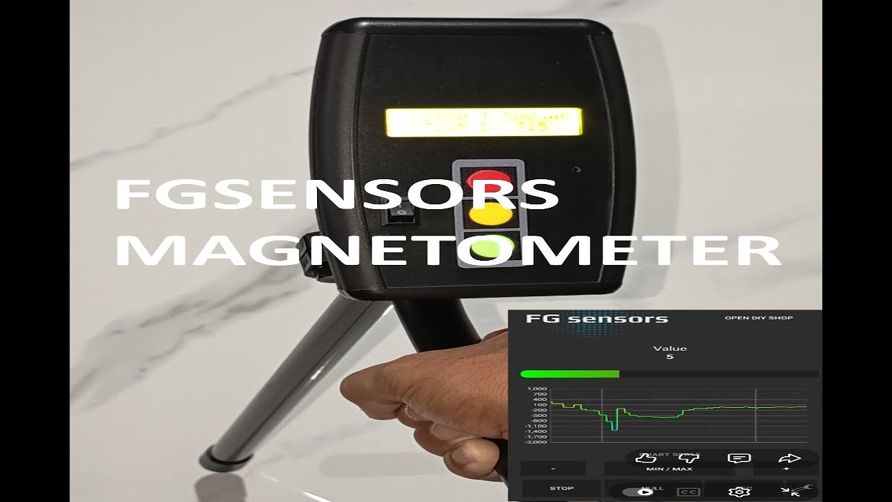 FGsensors Magnetometer - Ground Test 50cm Sensor Spacing