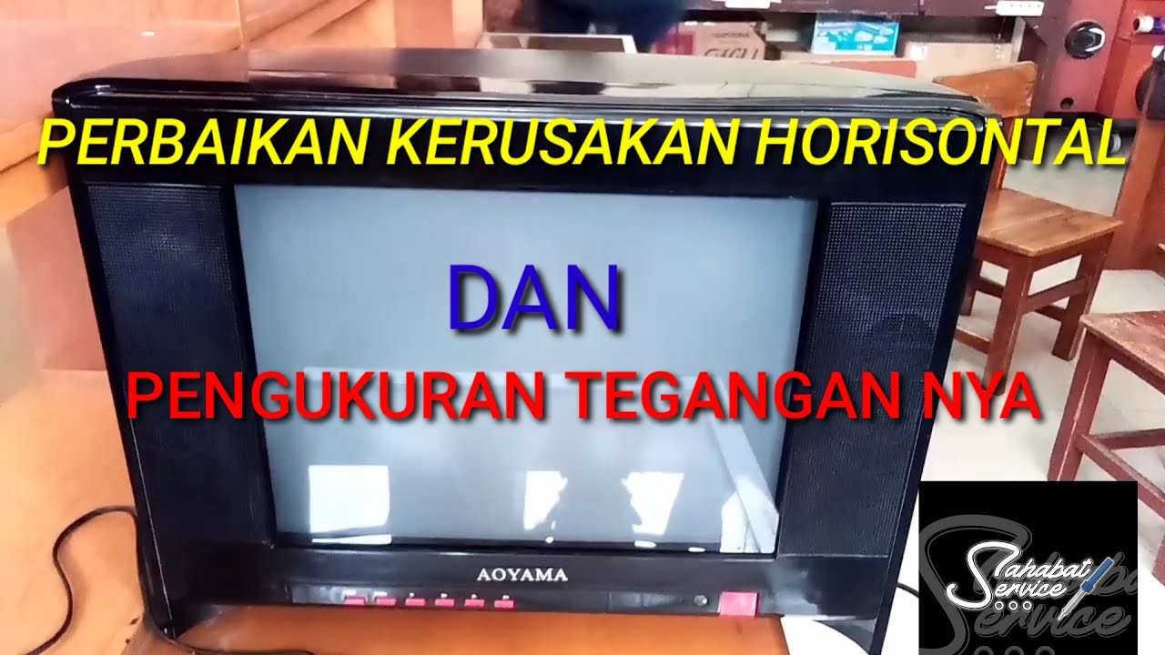 Perbaikan Kerusakan Horizontal dan Pengukuran Tegangannya
