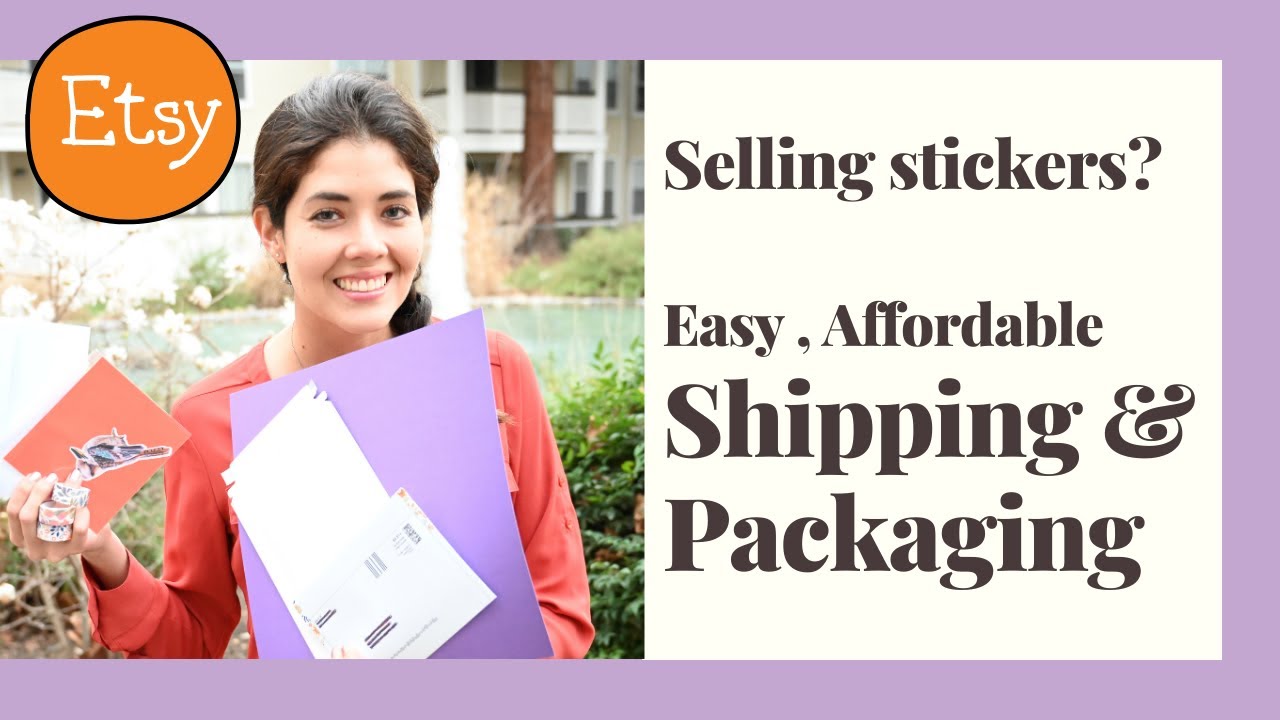 How to Package and Ship Etsy Stickers in an affordable and weatherproof manner