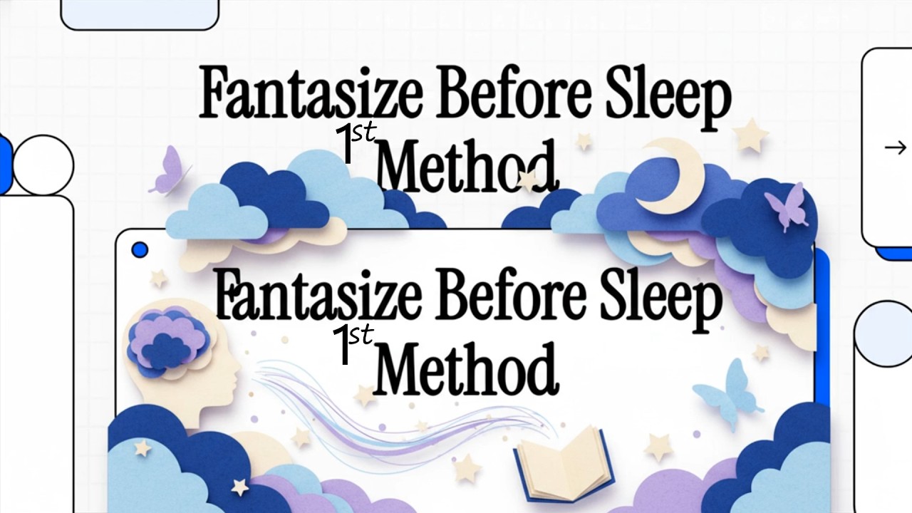 1st Method of Lucid Dreaming - Fantasize Before Sleep