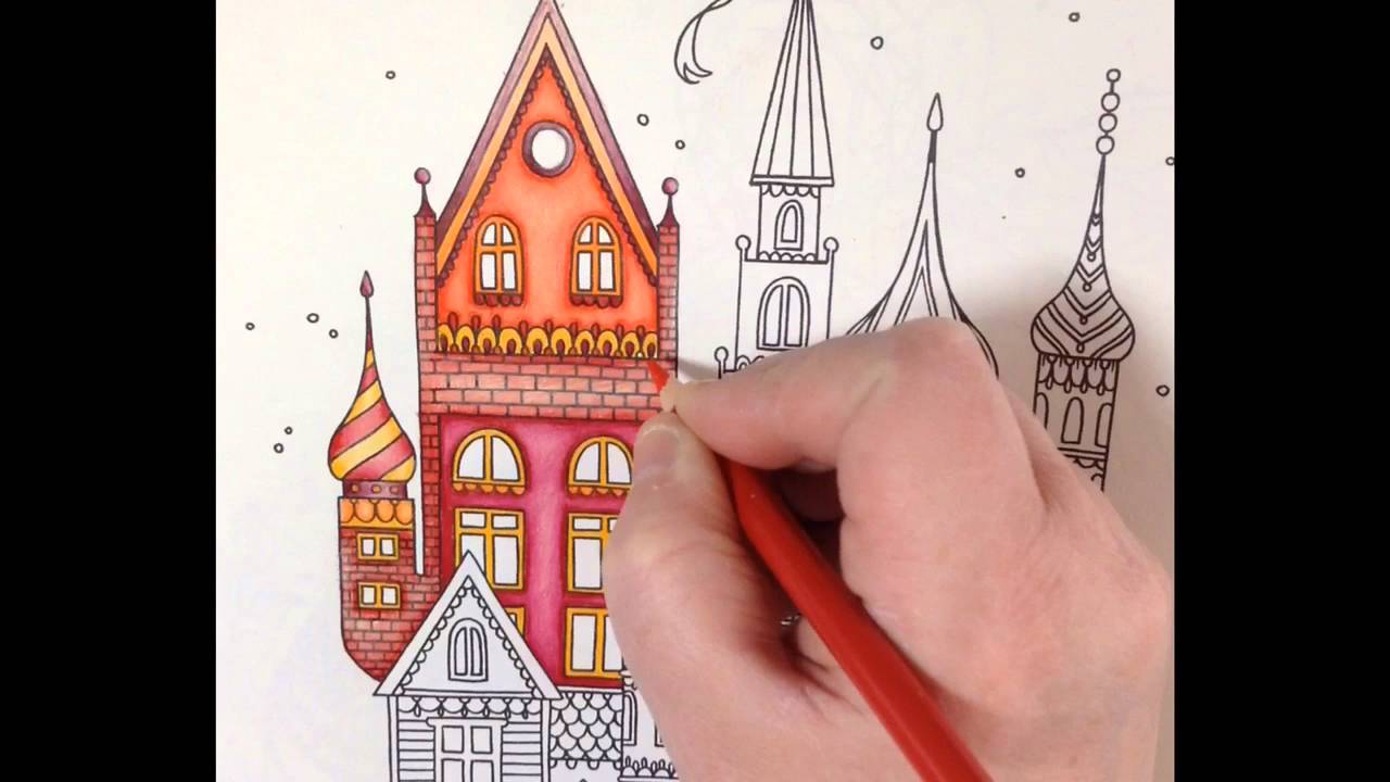 Hanna Karlzon - Sommarnatt Colored by Julie Bouve - prismacolor pencils -part1