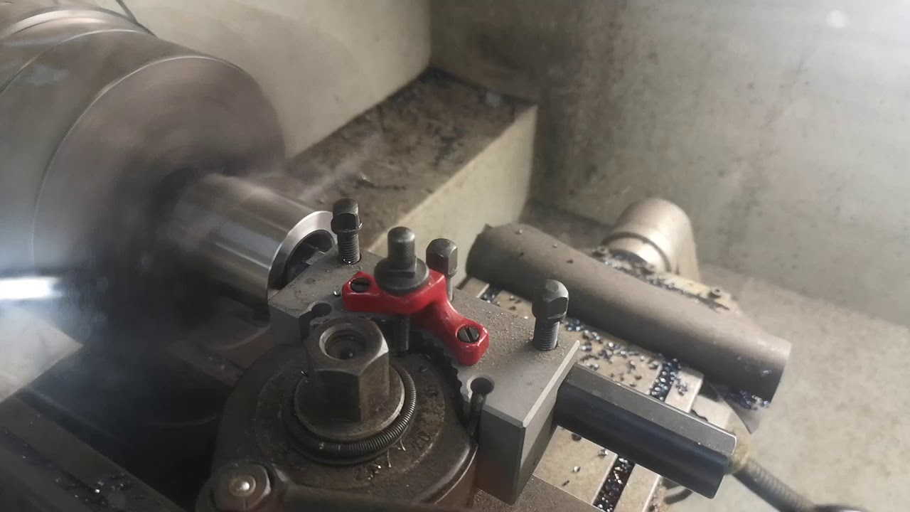 Buchse Drehen auf der Optimum D650 mit DIY Spindelstock
