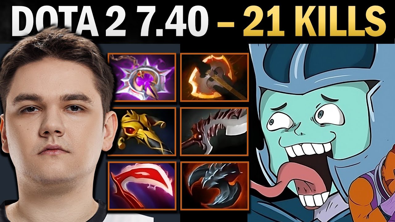 Phantom Assassin Pro Carry with 21 Kills and Deso - Gameplay Dota 2