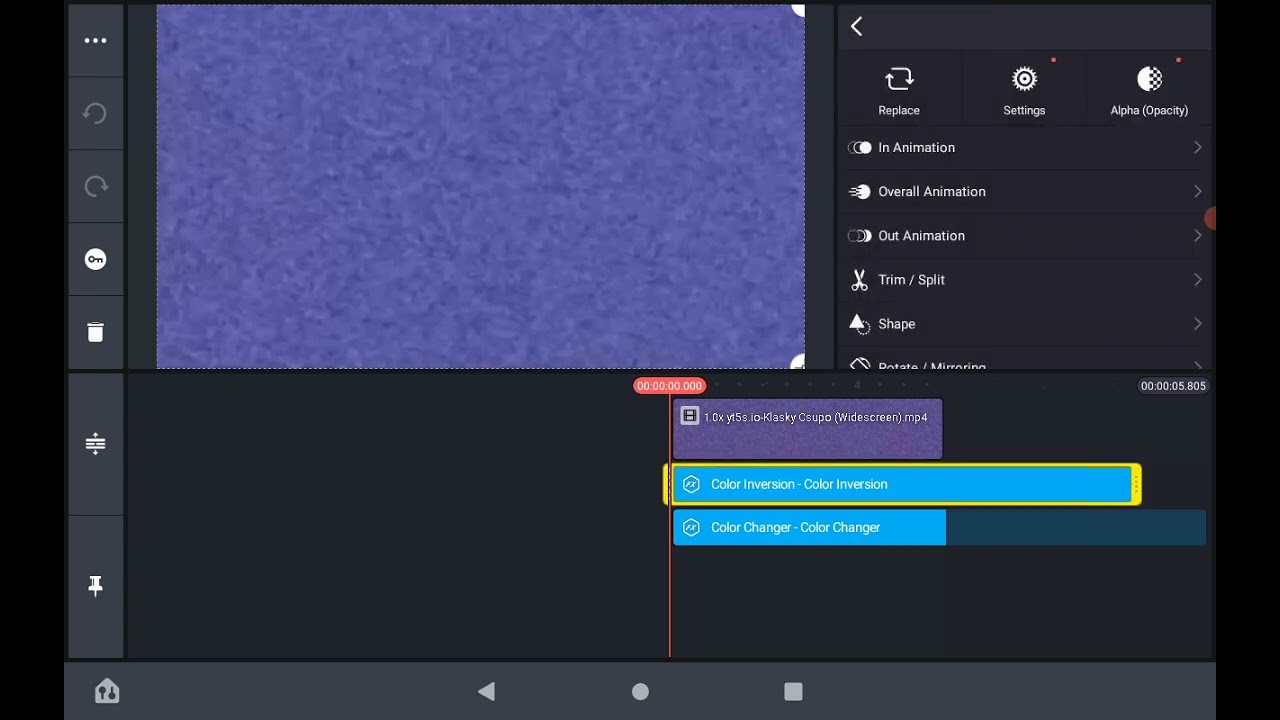 How To Make SCFR Effect On KineMaster