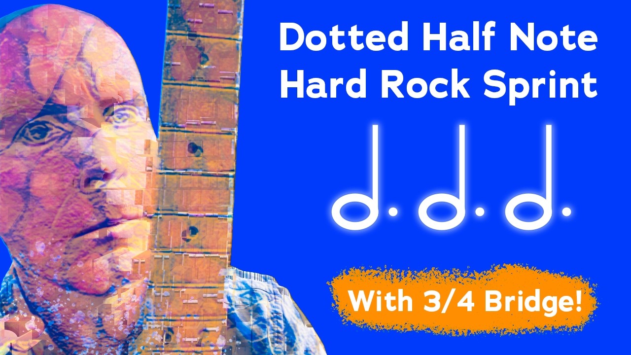 Hard Rock Jam Track + Lesson (3/4 Section)