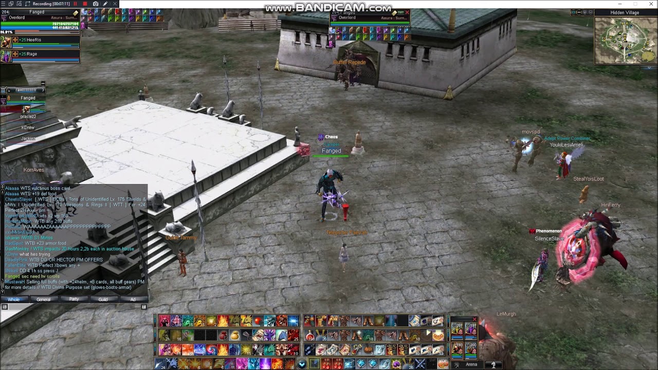 Rappelz PvP Guild War: Chaos vs KejorakuBersatu