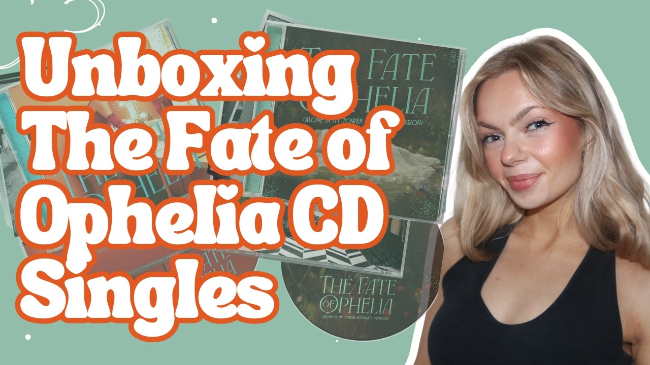 Распаковка эксклюзивных синглов Тейлор Свифт Fate of Ophelia на CD в США | Swiftmas и Vlogmas
