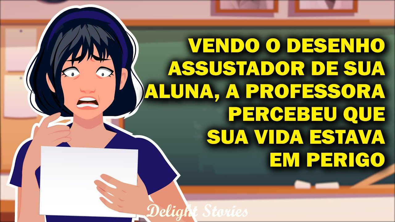 Um desenho assustador de um estudante ajudou a professora a salvar sua vida e a de sua mãe