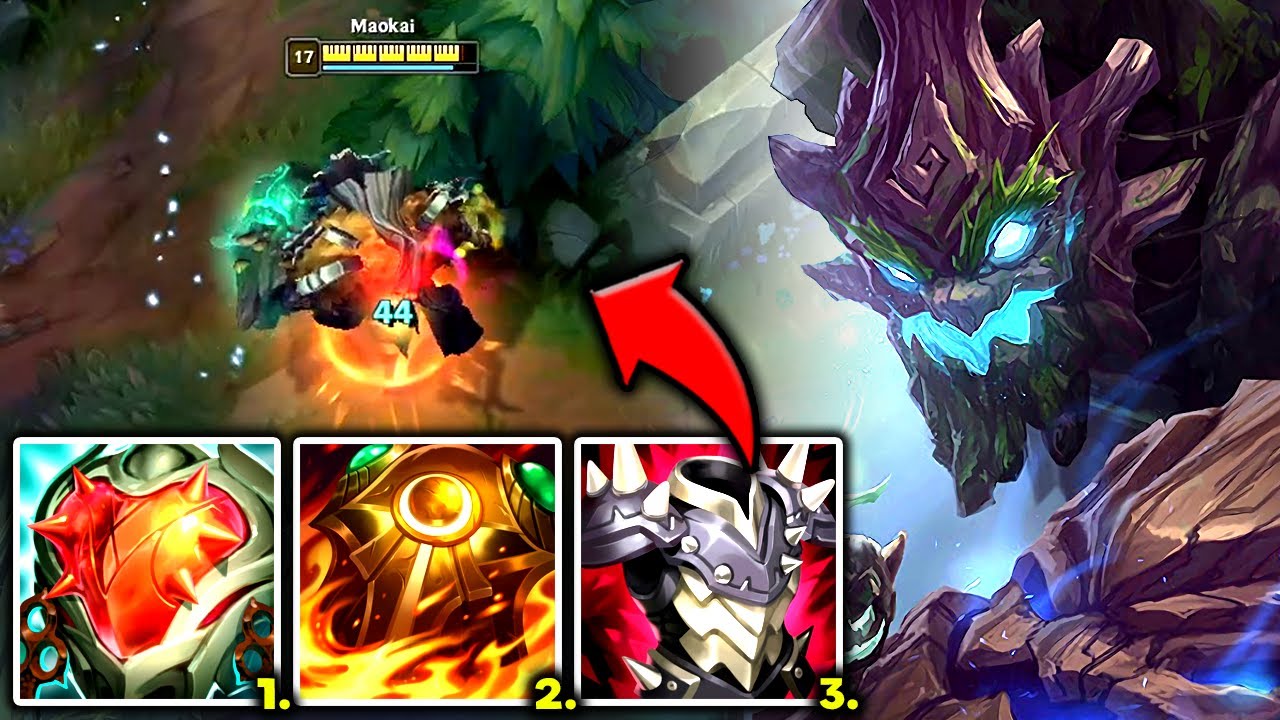 MAOKAI TOP CANT BE KILLED + PERMA-CC'S EVERYONE! (HILARIOUS) - S13 Maokai TOP Gameplay Guide