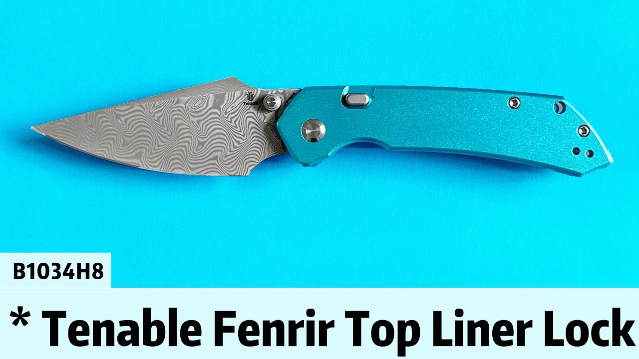 Tenable knives Top Liner Lock Damascus B1034H8